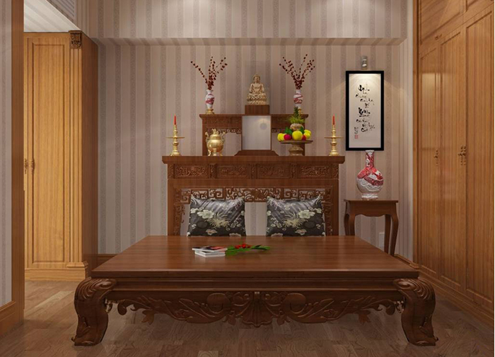 Mẫu bàn thờ Phật đẹp