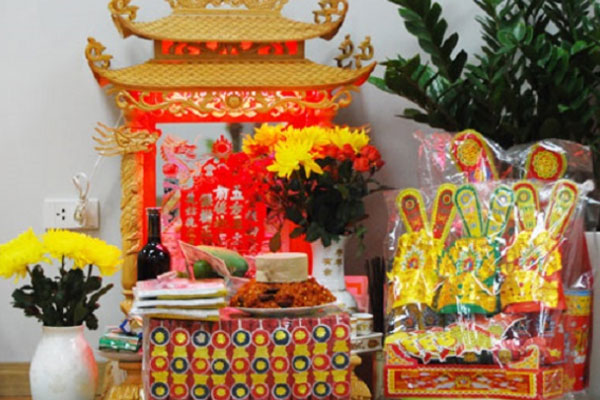 Lễ vật cúng vía thần tài tết ất tỵ 2025