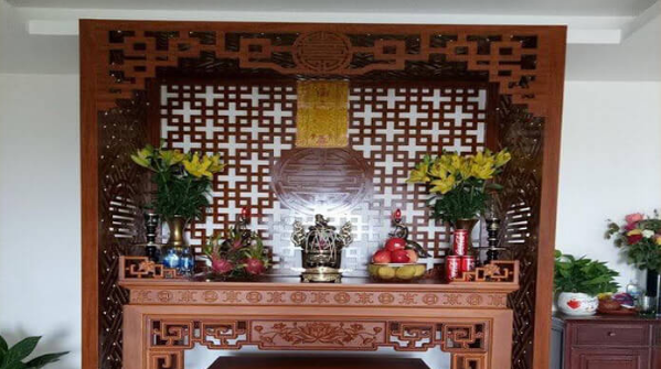 Tư vấn bàn thờ chung cư hiện đại