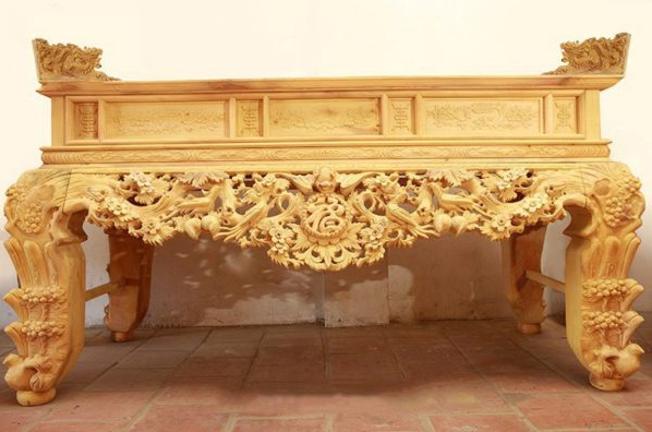 Bàn thờ gố giá rẻ - Gỗ Mít