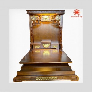 Bàn Thờ Thần Tài Tài Lộc BTT-006 Mái Bằng Hiện Đại