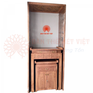Bàn Thờ Đứng Hiện Đại BTD-06 Gỗ Tự Nhiên Cao Cấp